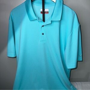 Grand Slam Aqua Blue Polo Golf Shirt
